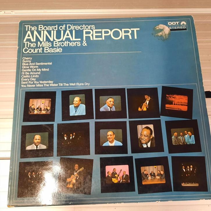 Count Basie & Mills Brothers - Annual Report 1969, Cd's en Dvd's, Vinyl | Jazz en Blues, Zo goed als nieuw, Jazz, 1960 tot 1980