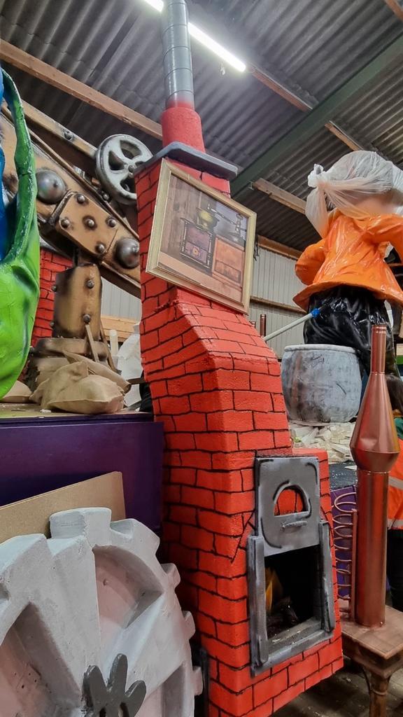 Carnavalswagen Stokerij Thema - Te Koop!, Hobby en Vrije tijd, Feestartikelen | Verhuur, Ophalen of Verzenden