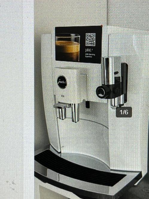 JURA E80 piano zwart 575,-, Witgoed en Apparatuur, Koffiezetapparaten, Gebruikt, Gemalen koffie, Koffiebonen, Overige typen, Koffiemachine