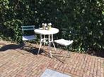 Te koop aangeboden:Prachtige Bistrosets., Bijzettafel, Aluminium, Zo goed als nieuw, Tuinset