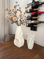 Vaas met bloemen., Huis en Inrichting, Ophalen, Kunststof, Overige kleuren, Zo goed als nieuw