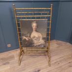 Schitterende sleets verguld antiek haardscherm, Antiek en Kunst, Ophalen of Verzenden