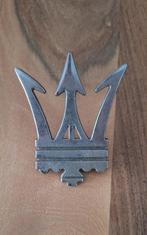 Vintage logo, grill logo, auto embleem van Maserati., Gebruikt, Gebruiksvoorwerp, ., Ophalen of Verzenden