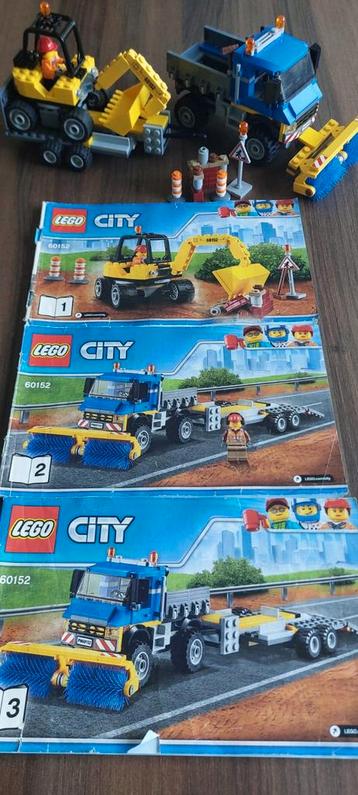 Lego City 60152 Straatreiniging en Graafmachine beschikbaar voor biedingen