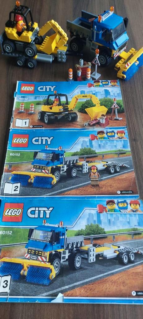 Lego City 60152 Straatreiniging en Graafmachine, Kinderen en Baby's, Speelgoed | Duplo en Lego, Gebruikt, Lego, Complete set, Ophalen of Verzenden