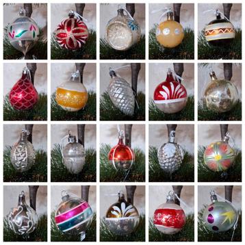Oude vintage kerstballen webwinkel beschikbaar voor biedingen