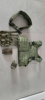 Plate carrier vest (gevechtsvest), belt en opzetstukjes, Verzamelen, Militaria | Algemeen, Nederland, Overige soorten, Overige typen