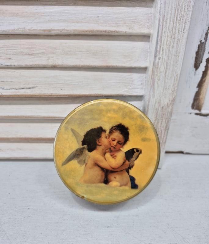 Lakdoosje met engeltjes, Antiek en Kunst, Curiosa en Brocante, Ophalen of Verzenden