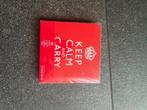 4 x keep calm and carry on onderzetters omderzetter coaster, Ophalen, Nieuw