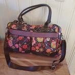 Weekend tas Oilily bruin met bloemen, Sieraden, Tassen en Uiterlijk, Tassen | Reistassen en Weekendtassen, 40 tot 60 cm, 20 tot 30 cm