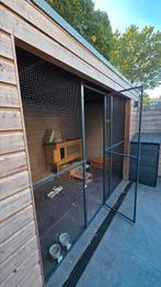 Volière 3 stuks met deur antereciet, Dieren en Toebehoren, Ophalen, Zo goed als nieuw, Aluminium, Volière