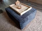 Hocker Memphis antraciet velvet, Ophalen, Overige materialen, Zo goed als nieuw, Modern