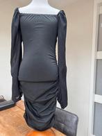 SHEIN jurk zwart glimmend nieuwstaat maat Tall S DN, Zwart, Ophalen of Verzenden, Zo goed als nieuw, Maat 36 (S)