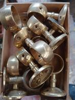 Vintage Messing leuninghouders 9x, Ophalen of Verzenden, Gebruikt