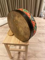 Authentieke Marokkaanse Bandir - Handgemaakt & Vintage, Ophalen of Verzenden, Gebruikt, Trommel
