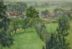Cees Bolding (1897-1979) aquarel Limburg 1, Antiek en Kunst, Kunst | Schilderijen | Klassiek, Ophalen of Verzenden