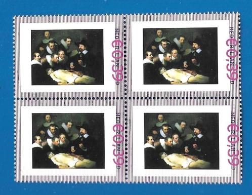Pers.Postzegel Blok 2420-A-3 Rembrandt Anatomische Les, Postzegels en Munten, Postzegels | Nederland, Postfris, Na 1940, Verzenden