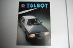 Folder Talbot Solara (09-1981) (30), Nieuw, Overige merken, Ophalen of Verzenden