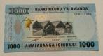 Rwanda 1000 Francs Biljet, UNC - Interessant Verzamelobject, Ophalen of Verzenden, Overige landen, Los biljet