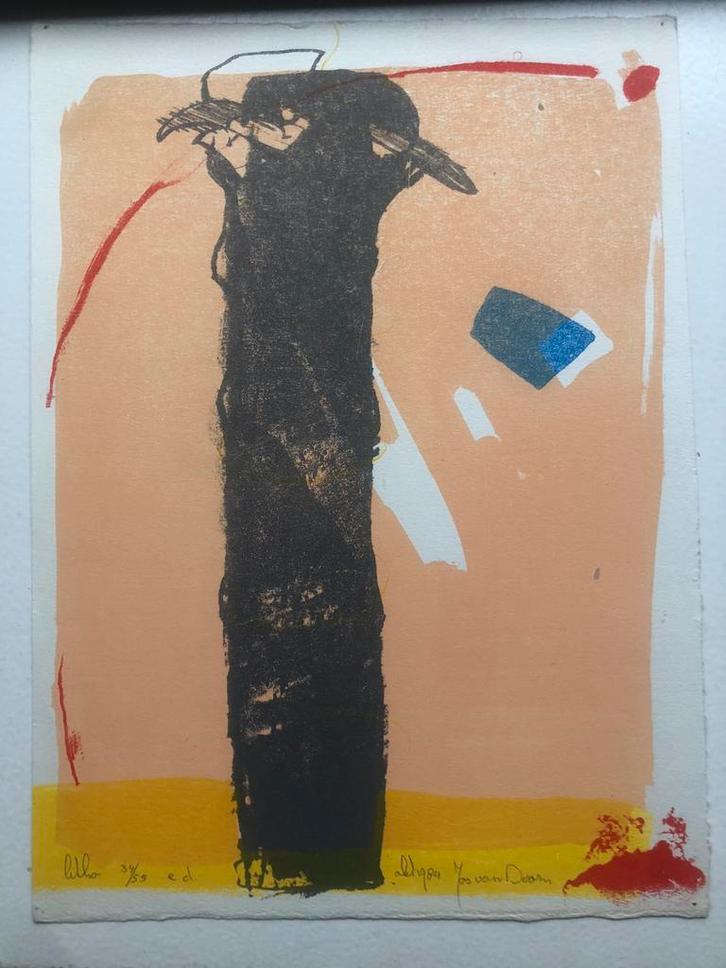 Jos van Doorn - Litho - 1984, Antiek en Kunst, Kunst | Litho's en Zeefdrukken, Ophalen of Verzenden