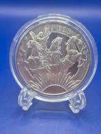 EOS 2023 1oz Zilveren Munt - Koning Charles III, Ophalen of Verzenden, Zilver
