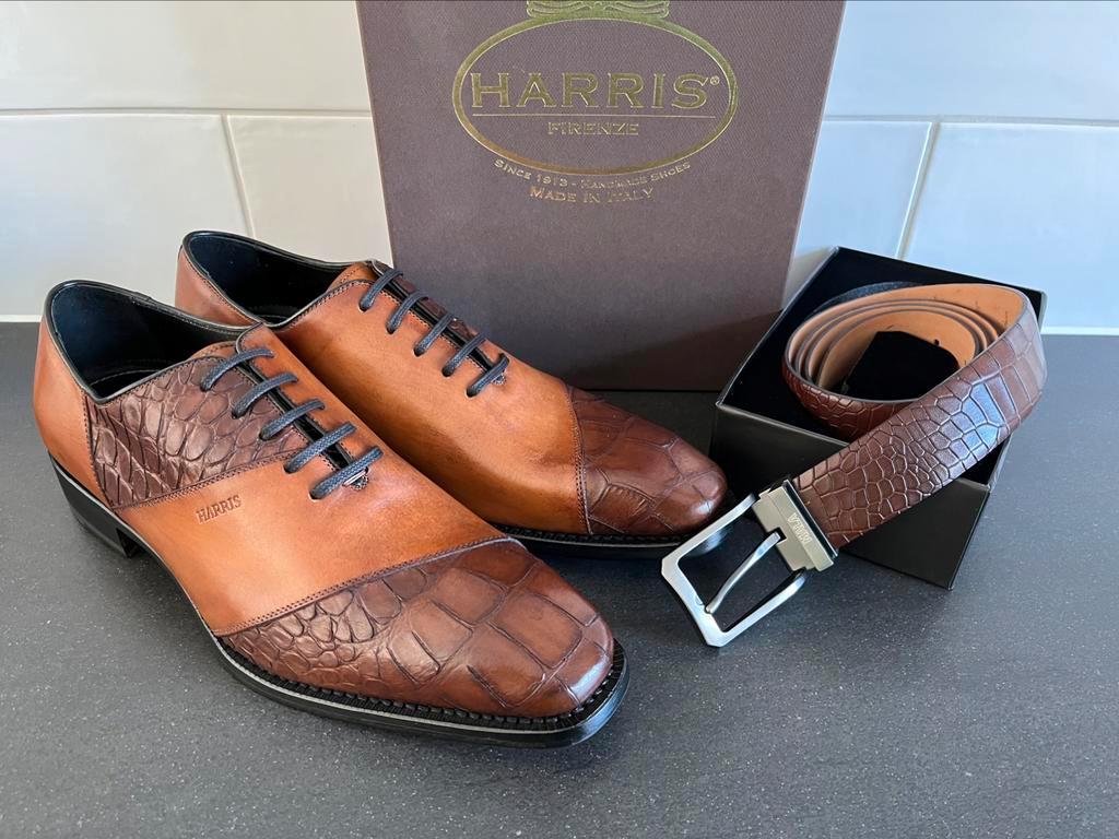 ≥ Harris herenschoenen nieuw incl bijpassende riem