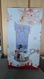 Sfeervolle Kerstkaars met Glitter, Kunststof, Overige kleuren, Nieuw, Ophalen of Verzenden