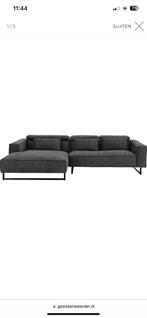 Hoekbank goossens, Hoekbank, Ophalen of Verzenden, Zo goed als nieuw, Stof