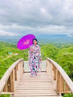 Pakistaanse Dubai Zijde Jurk - XXL, Overige kleuren, Maat 46/48 (XL) of groter, Nieuw, Ophalen of Verzenden