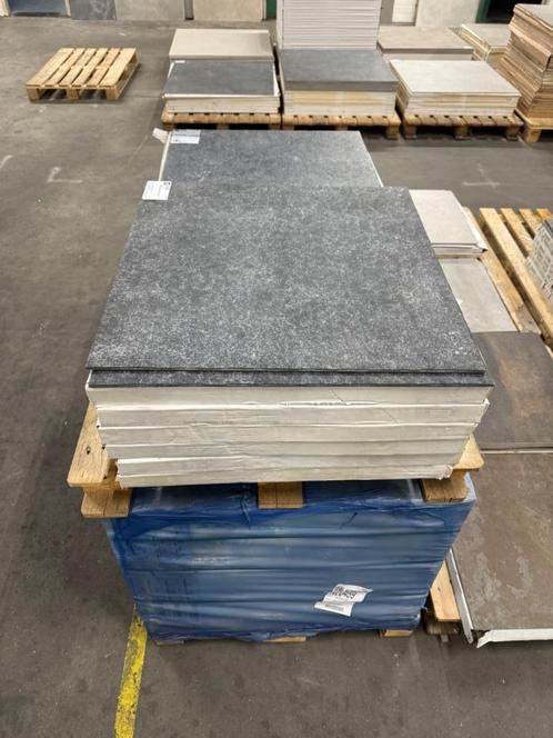 Restpartij Keramische tegels Cassio Antracite 60x60 (castle), Doe-het-zelf en Verbouw, Tegels, Nieuw, Vloertegels, Keramiek, 60 cm of meer