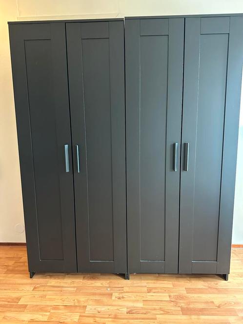 Ikea brimnes kasten zwart, Huis en Inrichting, Kasten | Roldeurkasten en Archiefkasten, Zo goed als nieuw, 25 tot 50 cm, Ophalen