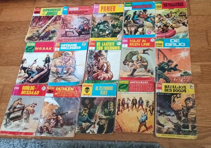 Stripboeken Collectie: Oorlog, Western, Marvel & Meer!, Boeken, Stripboeken, Gelezen, Meerdere stripboeken, Ophalen of Verzenden