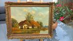 Boerderij aan het water .H van Leeuwen, Antiek en Kunst, Ophalen of Verzenden