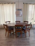 Ronde antiek geschilderde tafel, Huizen en Kamers, Den Haag