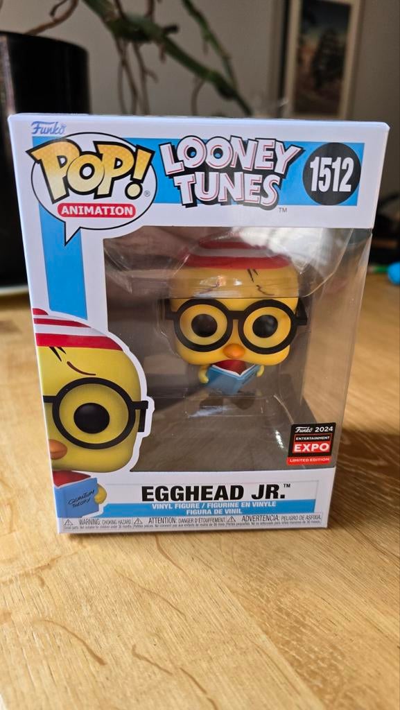 Funko Pop! Looney Tunes - Egghead Jr. #1512 (Nieuw), Verzamelen, Poppetjes en Figuurtjes, Nieuw, Ophalen of Verzenden