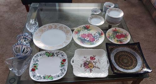 Unieke verzameling soorten borden, Huis en Inrichting, Keuken | Servies, Gebruikt, Bord(en), Overige stijlen, Porselein, Ophalen