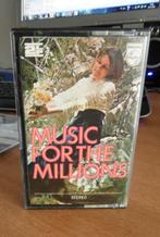 Originele muziekcassette Music for the Millions, Cd's en Dvd's, Gebruikt, Klassiek, 1 bandje, Ophalen of Verzenden