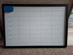 Whiteboard weekplanner met magneet, Ophalen of Verzenden, Zo goed als nieuw, Magneetbord