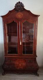 Antieke vitrinekast / servieskast – barok stijl, Antiek en Kunst, Ophalen