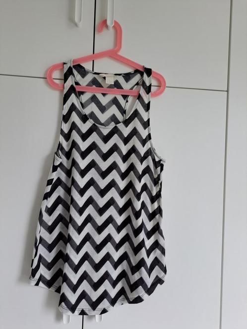 Hemd top H&M Conscious - maat XS S, Kleding | Dames, Tops, Gedragen, Maat 34 (XS) of kleiner, Zwart, Zonder mouw, Ophalen of Verzenden