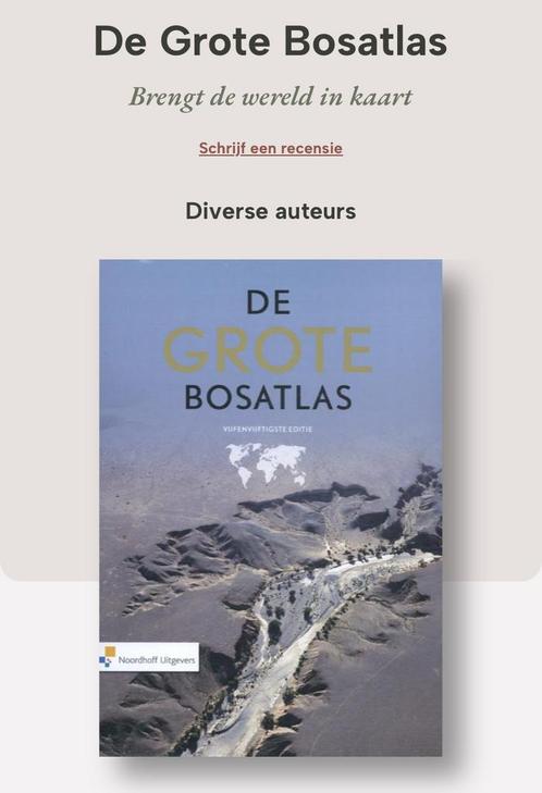 De Grote Bosatlas - nieuw in folie, Boeken, Atlassen en Landkaarten, Bosatlas, Wereld, 2000 tot heden, Ophalen of Verzenden