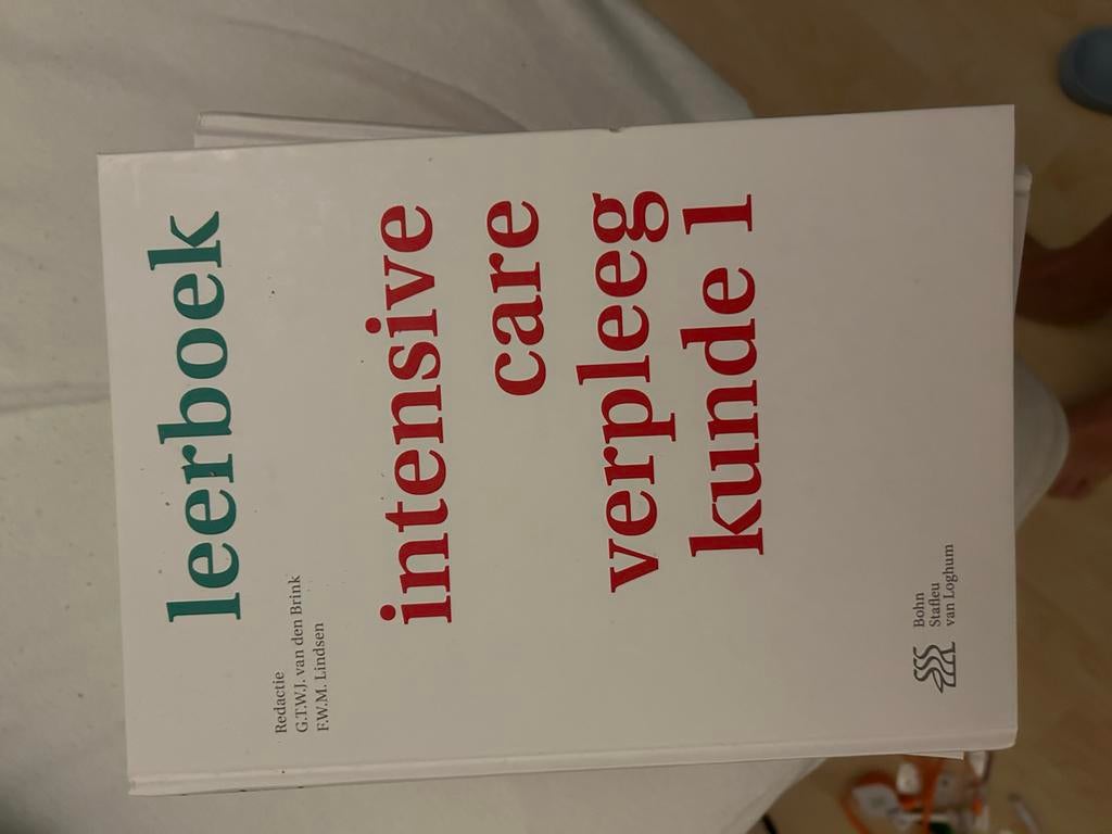 Leerboek Intensive Care Verpleegkundige Deel 1 - 6e Druk, Boeken, Studieboeken en Cursussen, Ophalen of Verzenden, Beta, Zo goed als nieuw