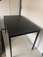 Zwarte IKEA Tafel / Bureau (L110xB67xH74), Huis en Inrichting, Tafels | Eettafels, Ophalen, Gebruikt, 100 tot 150 cm, Tot twee personen