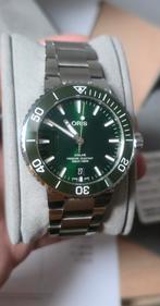Oris Aquis Date Groen 39,5, Overige merken, Staal, Staal, Polshorloge