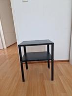 2x IKEA zwarte nachtkastjes  – €15 voor de set, Ophalen, Minder dan 45 cm, Metaal of Aluminium, Zo goed als nieuw