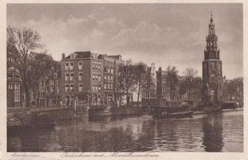 amsterdam oude schans montelbaanstoren ca 1950 beschikbaar voor biedingen