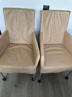 Leeder look stoelen, Ophalen of Verzenden, Zo goed als nieuw, 50 tot 75 cm