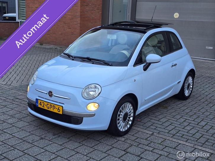 Fiat 500 1.4-16V Lounge✅️Automaat✅️Pano✅️Airco, Auto's, Fiat, Bedrijf, Te koop, ABS, Airbags, Airconditioning, Alarm, Bluetooth