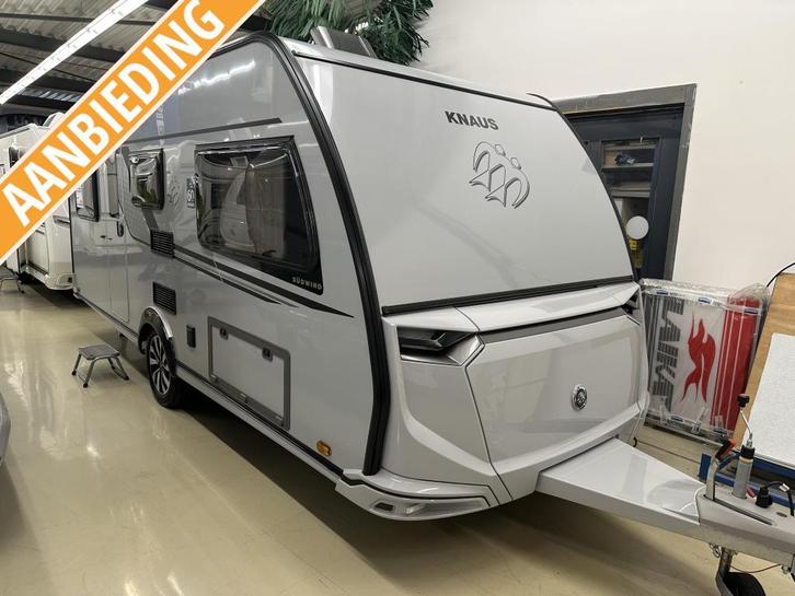 Knaus Sudwind 60 Years 500 EU +vloerverwarming+airco+HRC mat, Caravans en Kamperen, Caravans, Bedrijf, tot en met 4, 1250 - 1500 kg