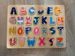 Houten puzzel alfabet Hema, Kinderen en Baby's, 10 tot 50 stukjes, Van hout, Ophalen of Verzenden, Zo goed als nieuw